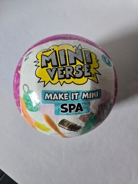 Mini Verse Make It Mini Spa Play Set — Purple Kids Bath & Skin Pretend Kit